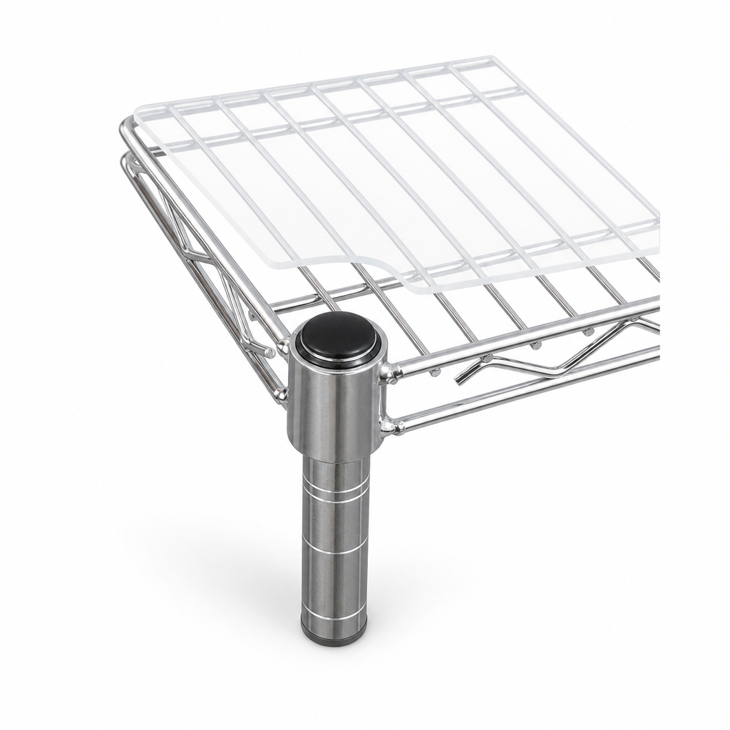 Clear Acrylic Shelf Covers for Wire Shelving – 915mm Wide (Pack of 2)