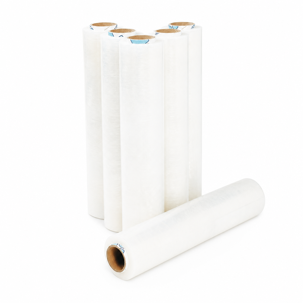 Clear Blown Stretch Film Rolls 20 Micron 450mm x 300m