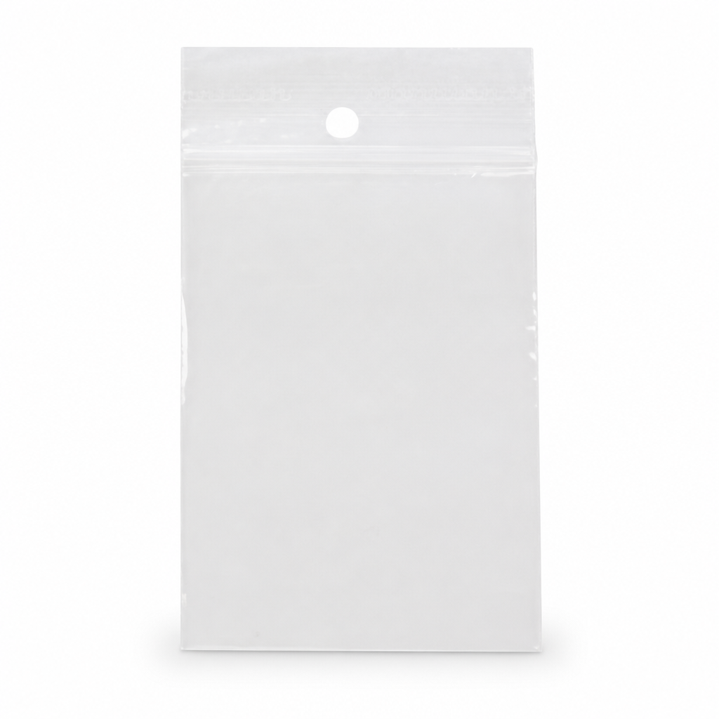 Clear Plastic Resealable Zipper Lock Bags 60-250mm
