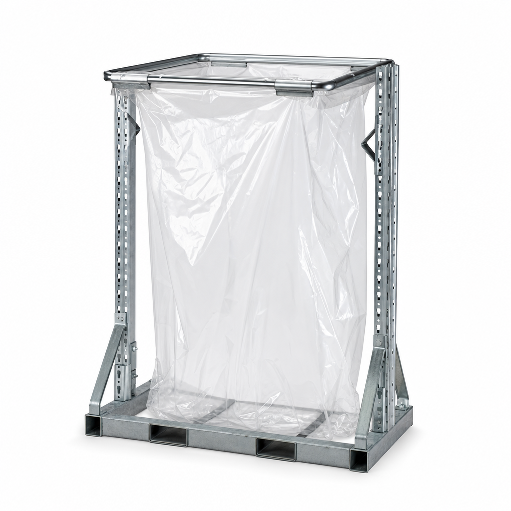 Clear Recycling Bags for Warehouse Racking and Roll Cages