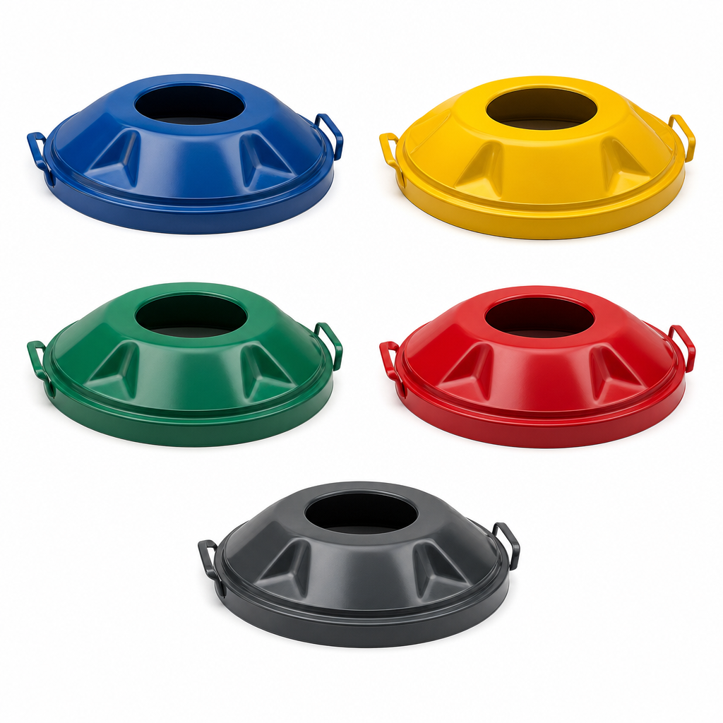 Coloured Lids for 72L Bottle Skip Waste Bins