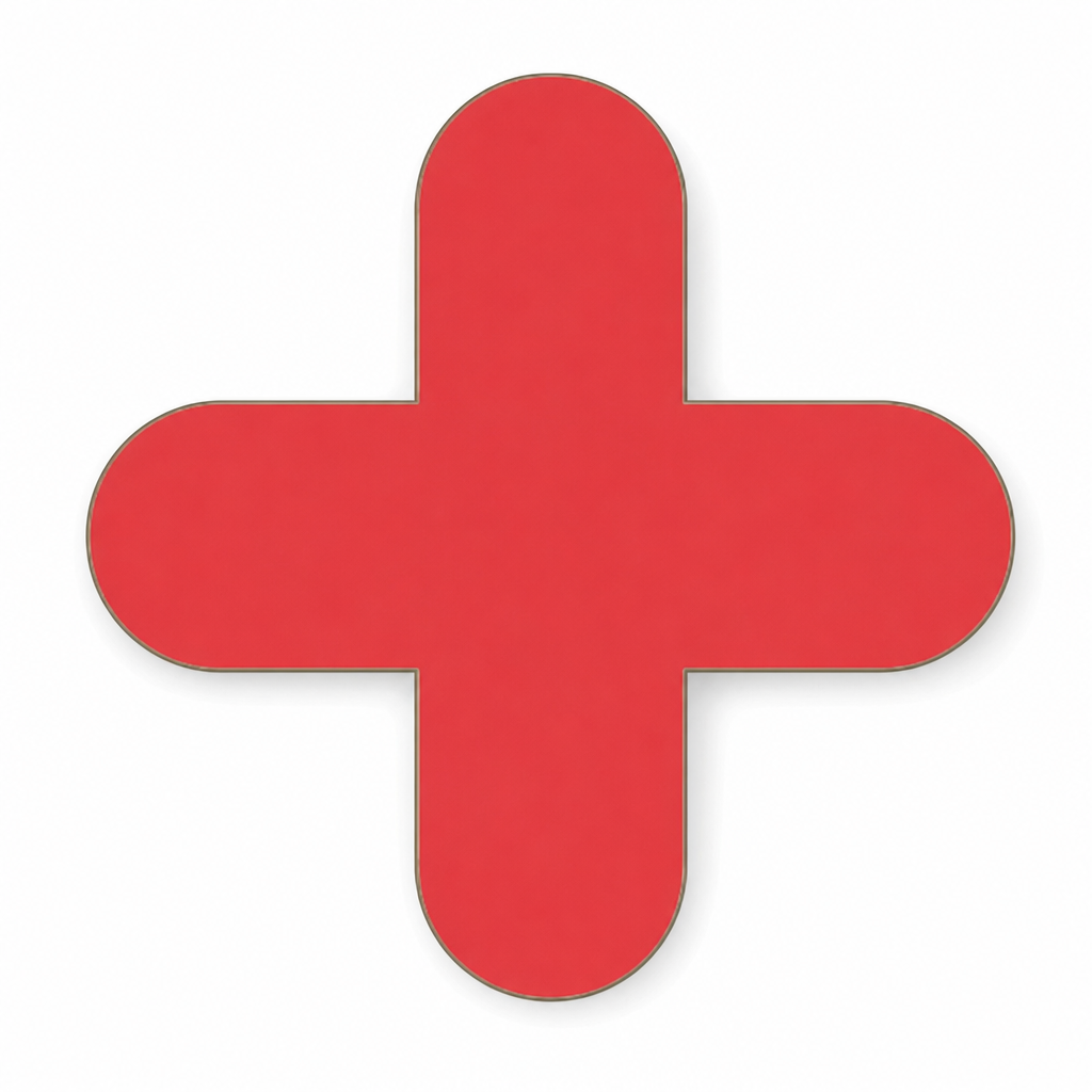 Coloured Warehouse Floor Signal Markers