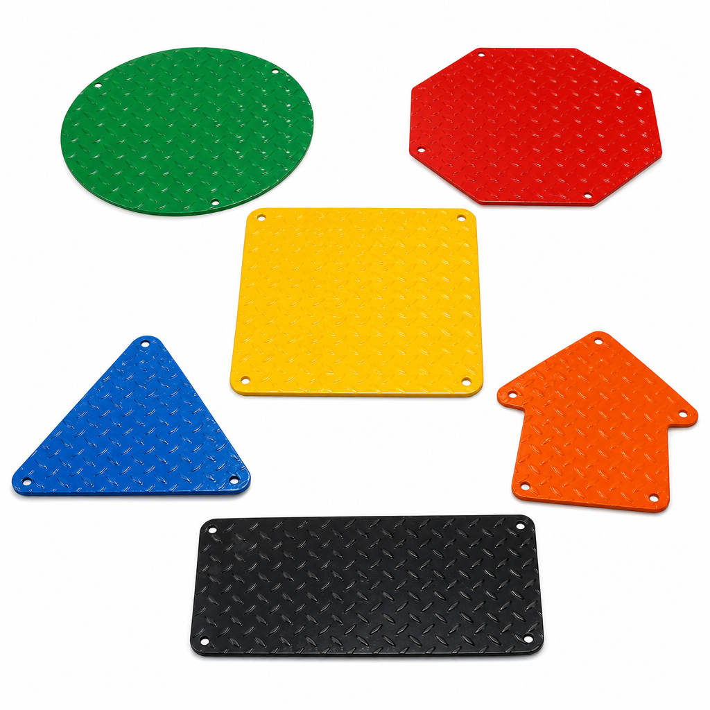 Coloured Warehouse Floor Signal Markers