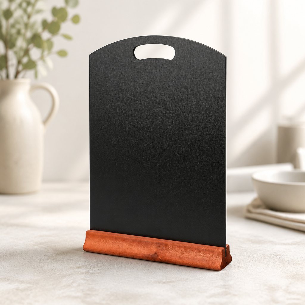 Double-Sided Tabletop Menu Board 420mm for Bars and Cafes