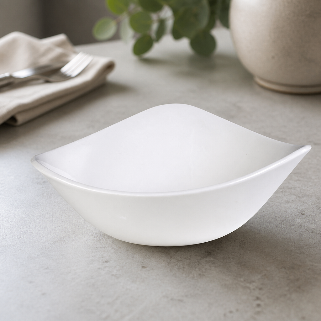Commercial Triangle Bowls 185mm 370ml - 12 Pack