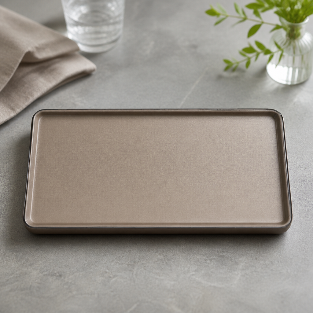 Commercial Melamine Rectangle Trays 254mm for Food Service