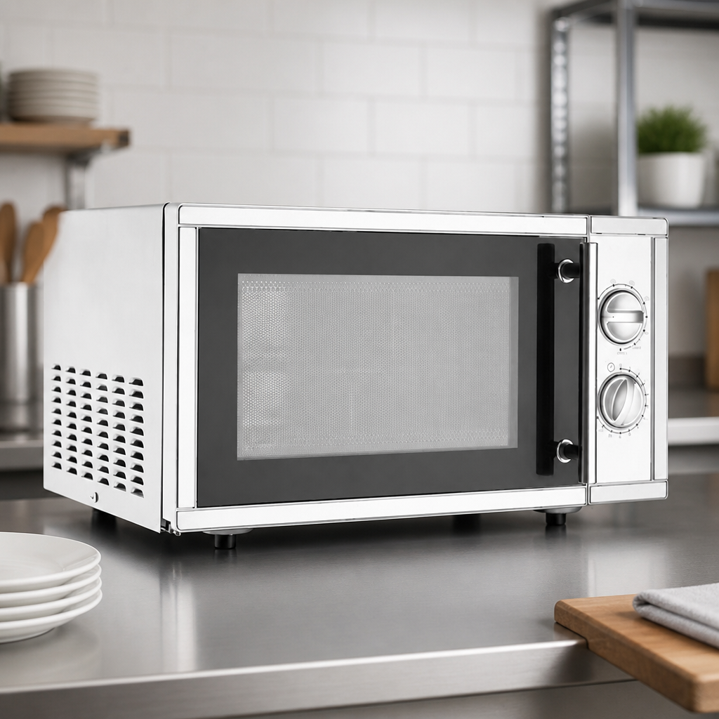 Commercial Microwave and Grill 23Ltr 900W Stainless Steel