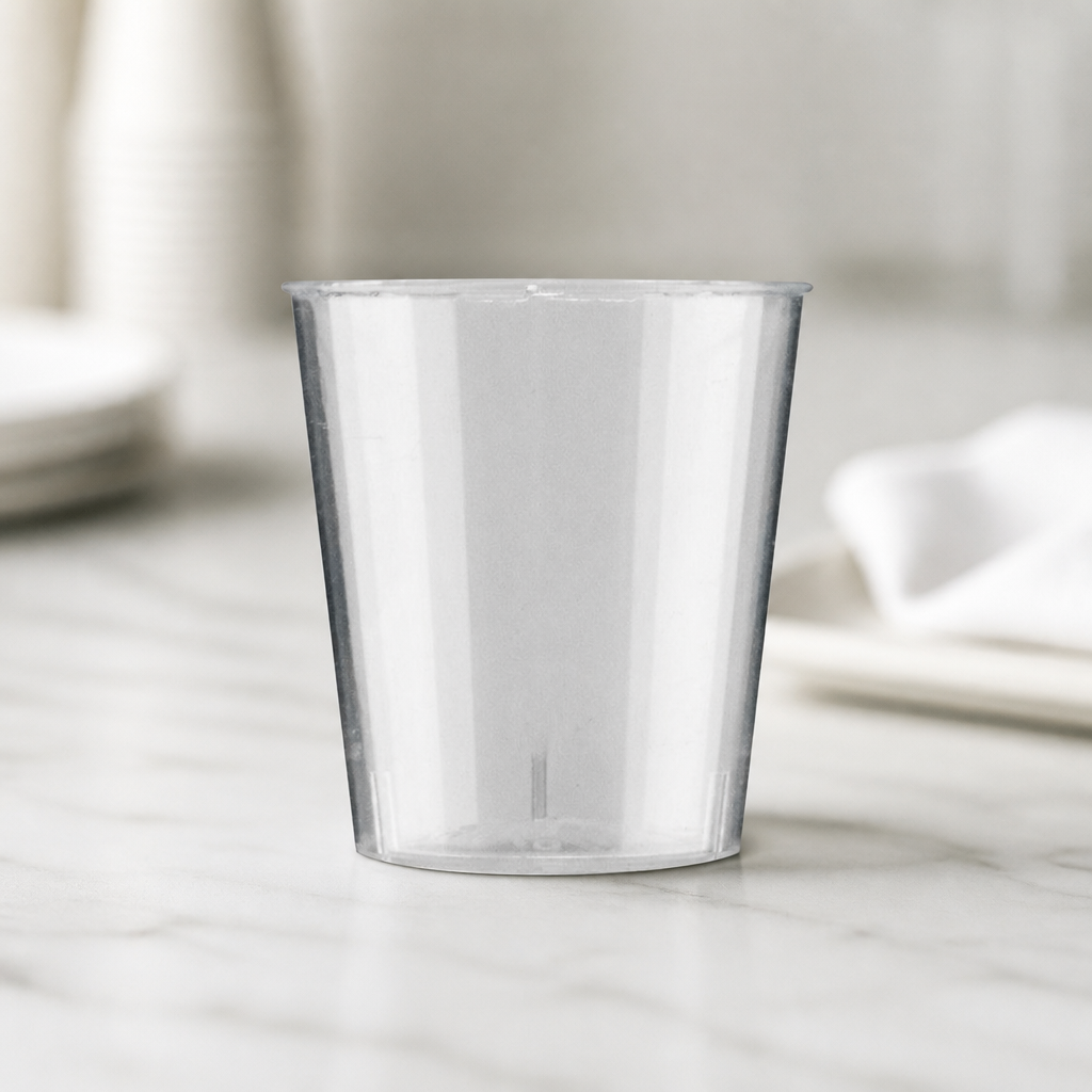 Commercial 25ml Shot Glasses Polypropylene 1000 Pack