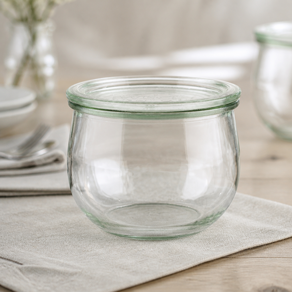 Commercial Sundae Glasses With Lids 580ml - 6 Pack