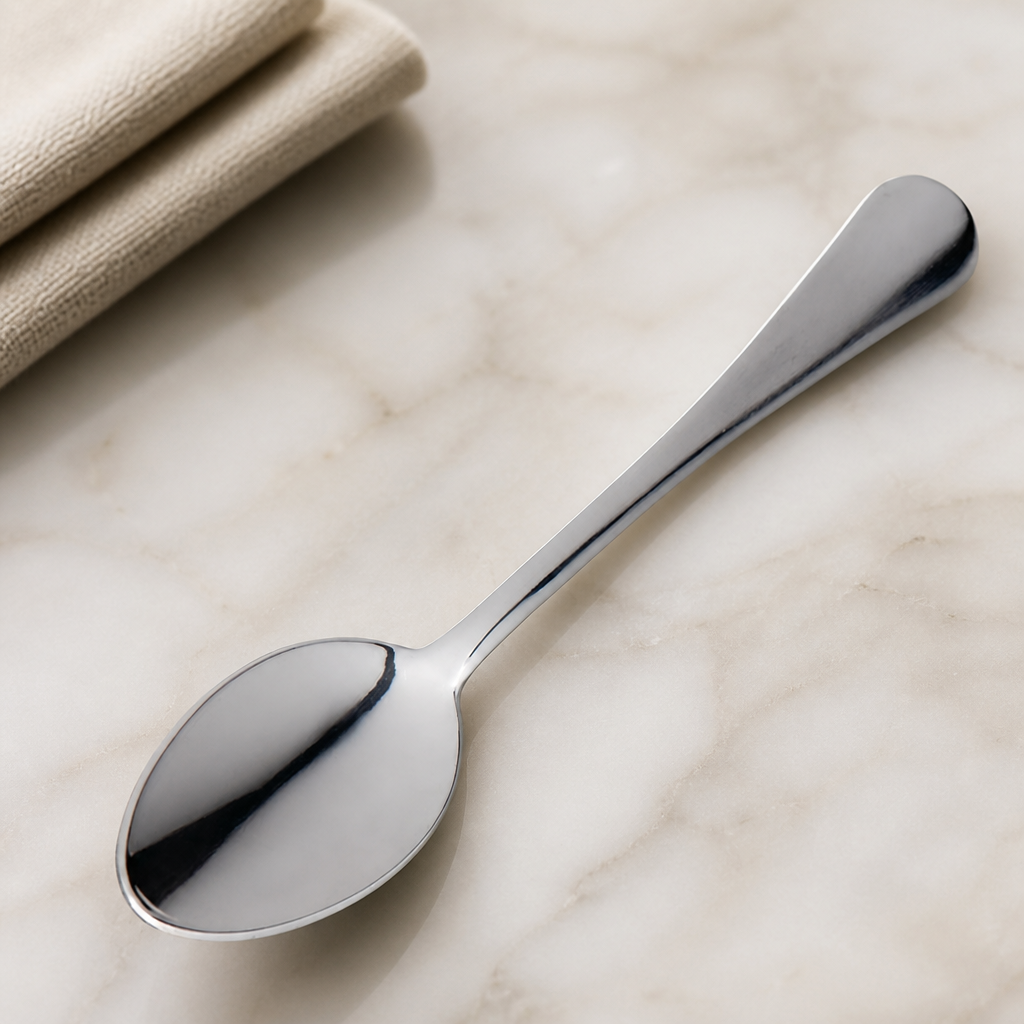 Commercial Teaspoons Set of 12 - 130mm Stainless Steel