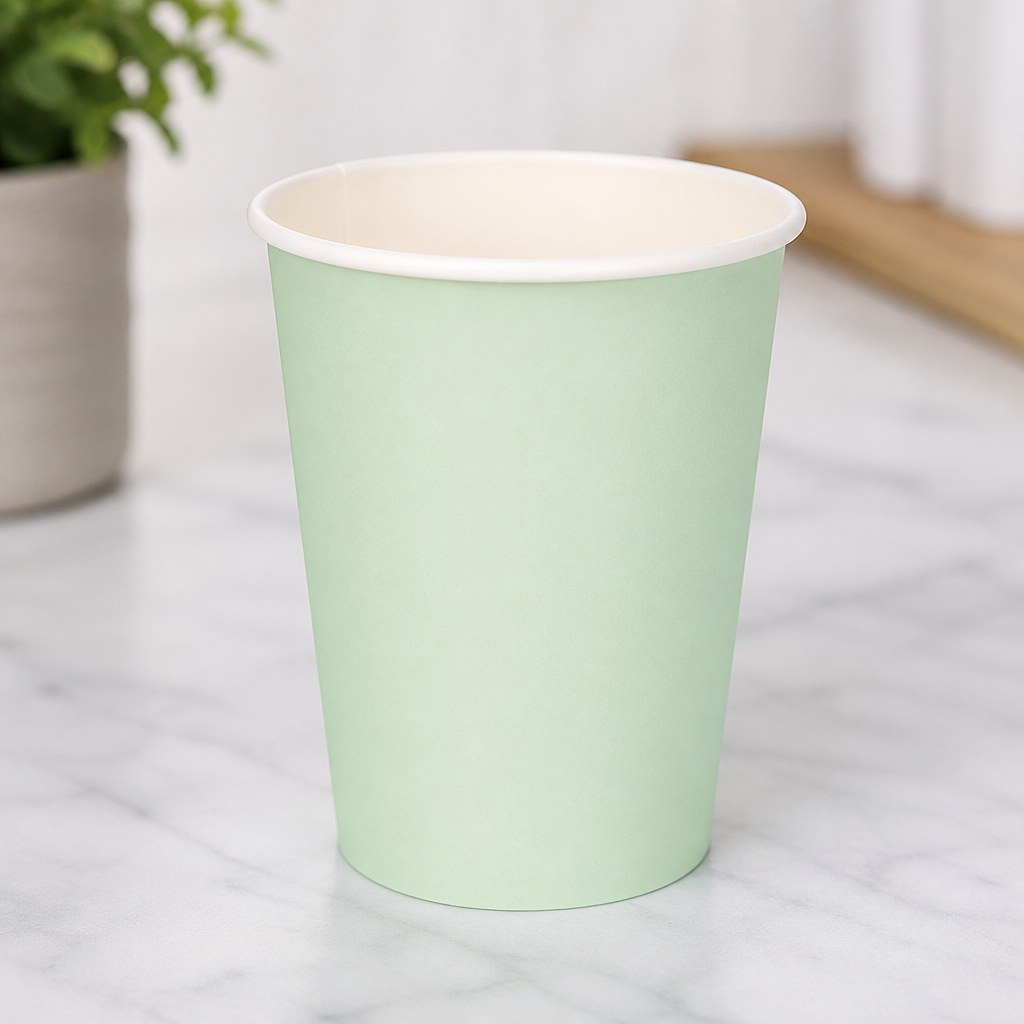 Disposable Coffee Cups 225ml Turquoise 1000 Pack Commercial Use