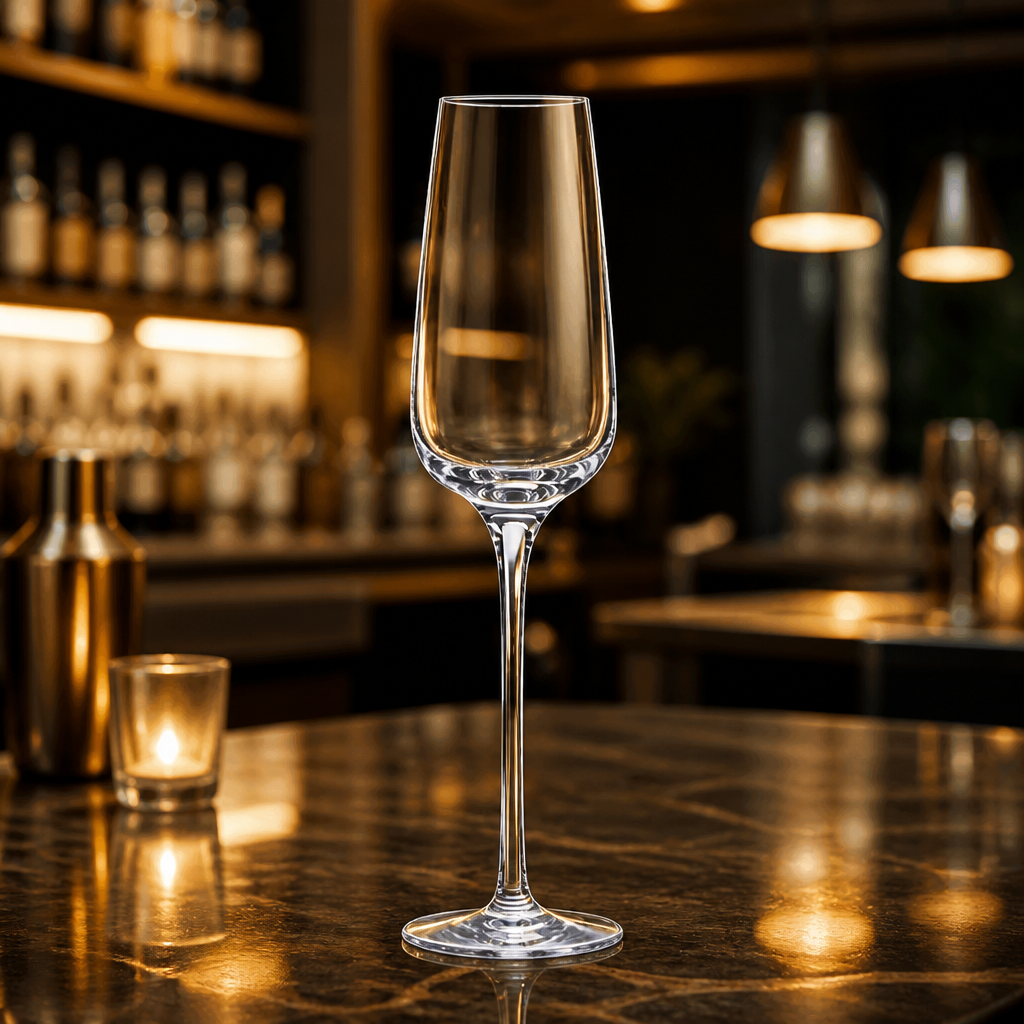 Commercial Champagne Flute 7oz Crystal Glasses 24 Pack