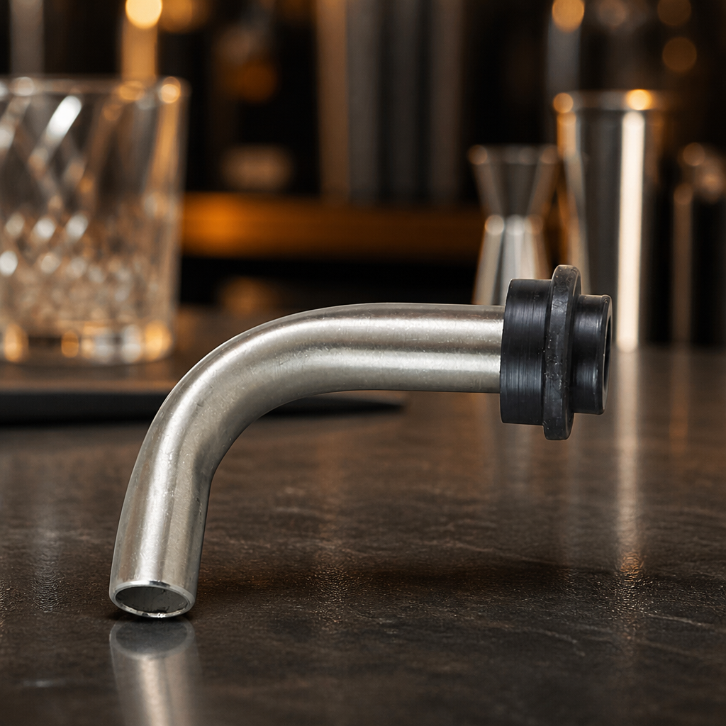 Commercial Stainless Steel Turn Down Spout 12mm for Taps