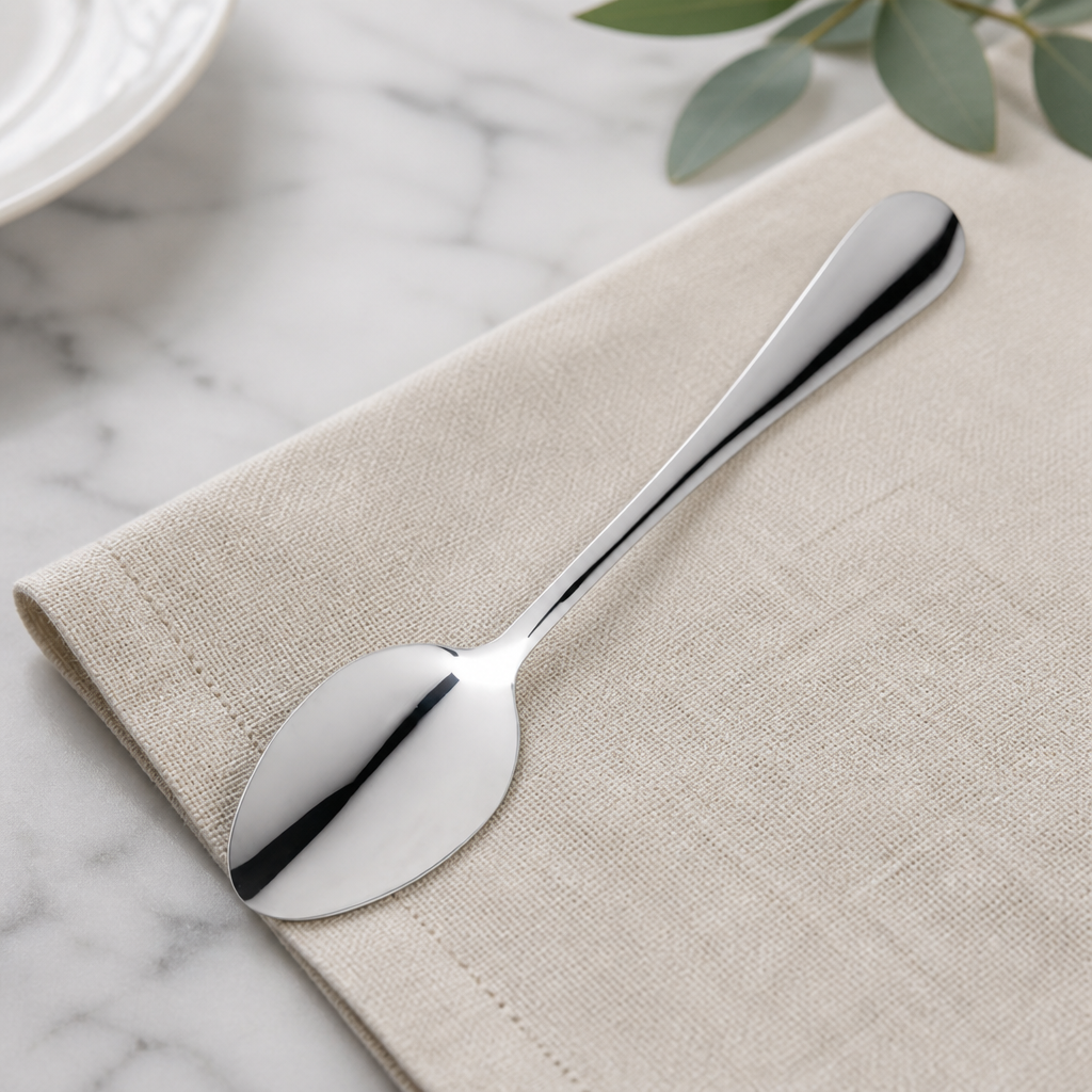 Commercial Stainless Steel Table Spoons 12 Pack 205mm