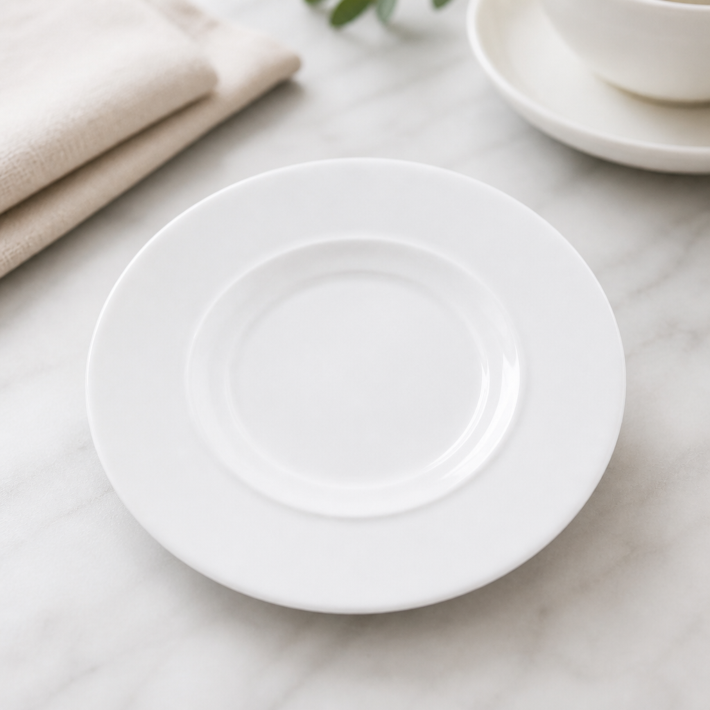 Commercial Fine China Tea Saucers 165mm - 6 Pack