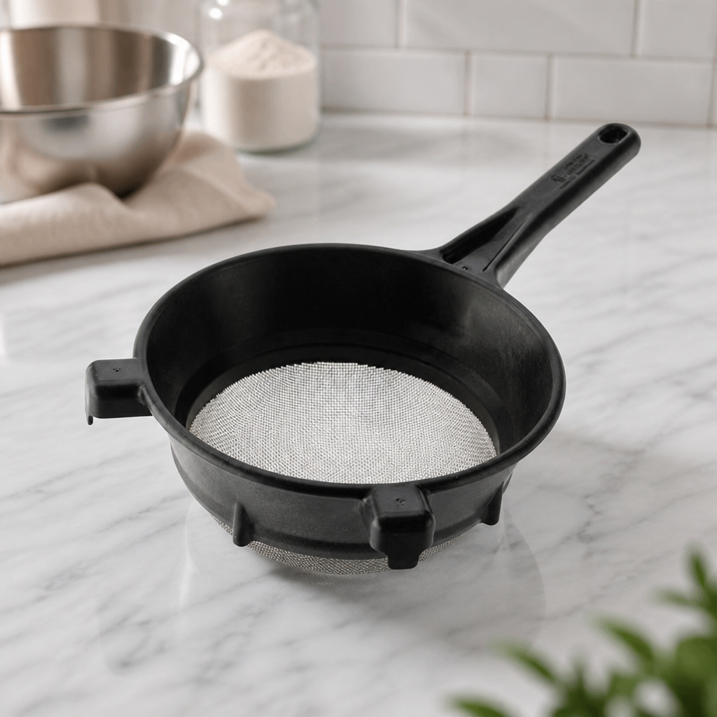 200mm Commercial Fine Mesh Sieve Strainer for Purees and Sauces