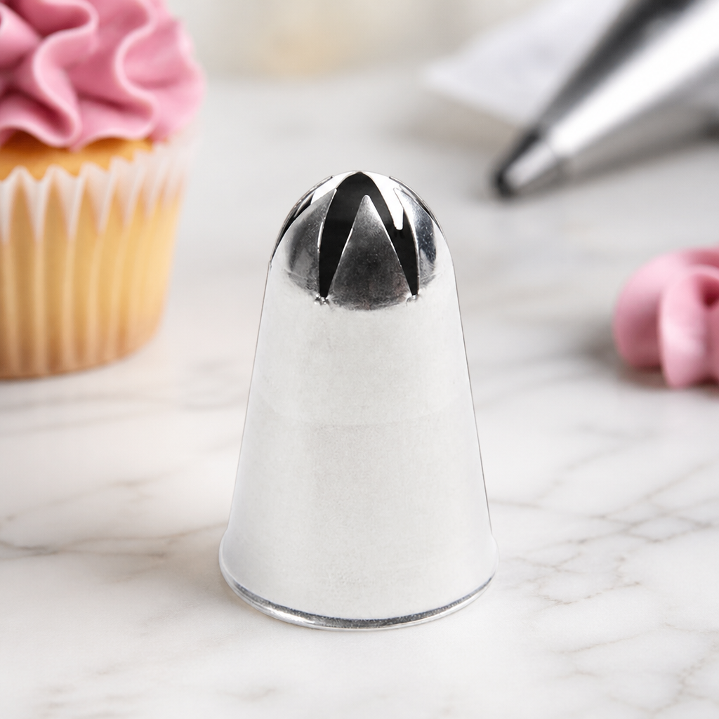 Commercial 7mm Drop Flower Piping Nozzle for Food Presentation
