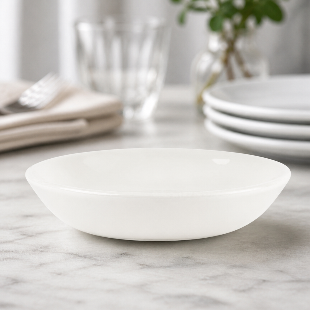 Commercial Porcelain Butter Dishes 4 Inch - 24 Pack