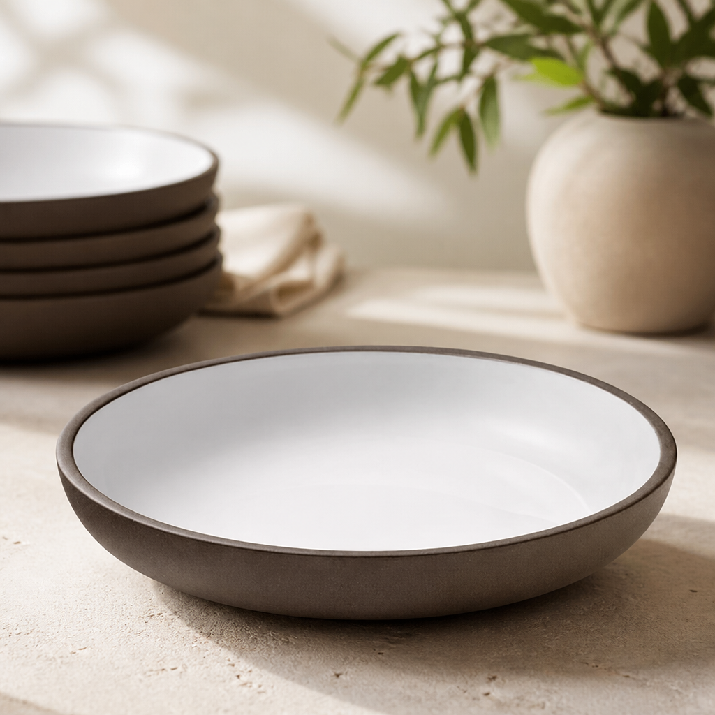 Commercial Deep Coupe Bowls 260mm Stoneware 6 Pack