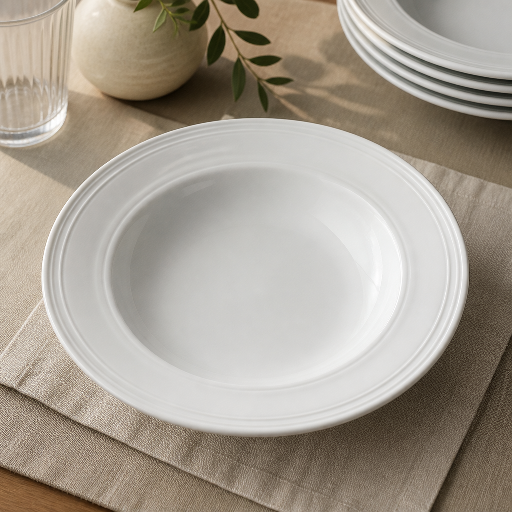 Commercial Bead Pasta Plates 240mm China 12 Pack
