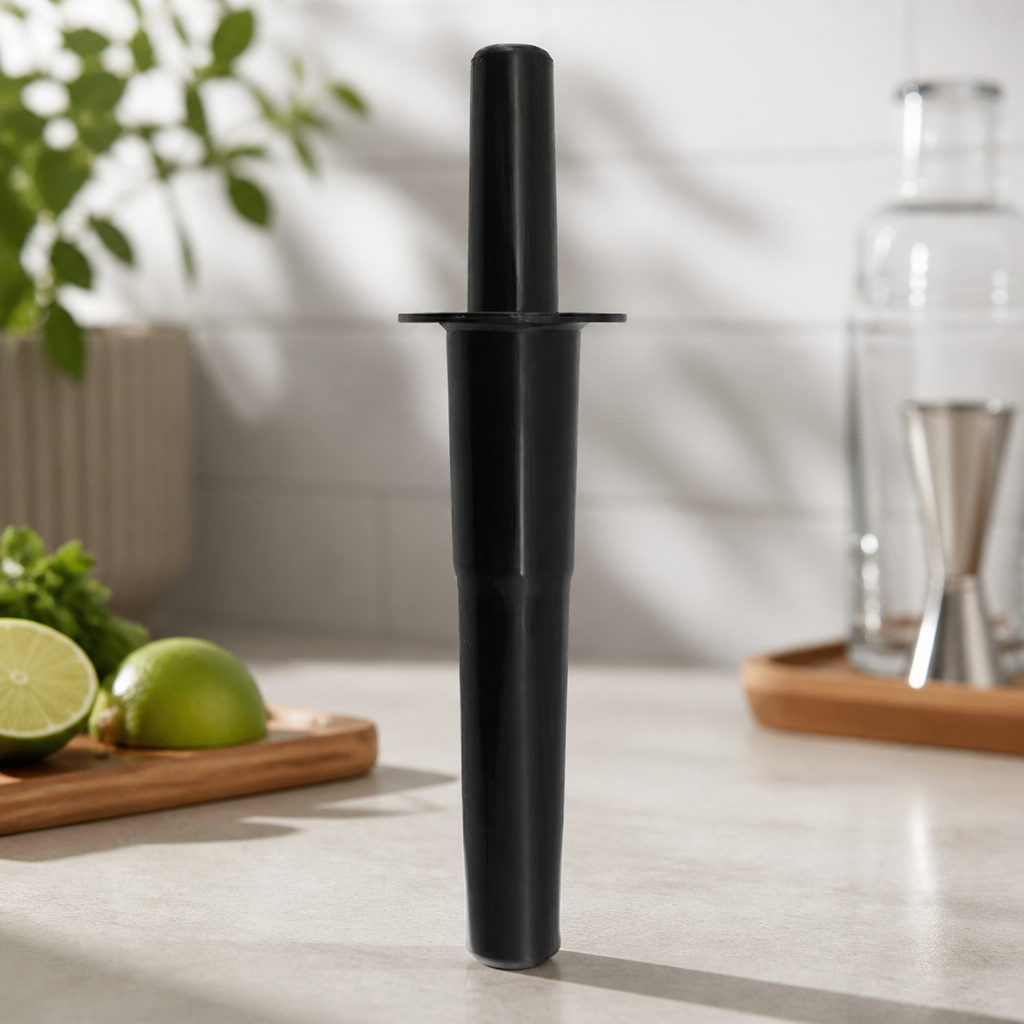 Commercial Muddler Black Plastic Kitchen Tool 300mm