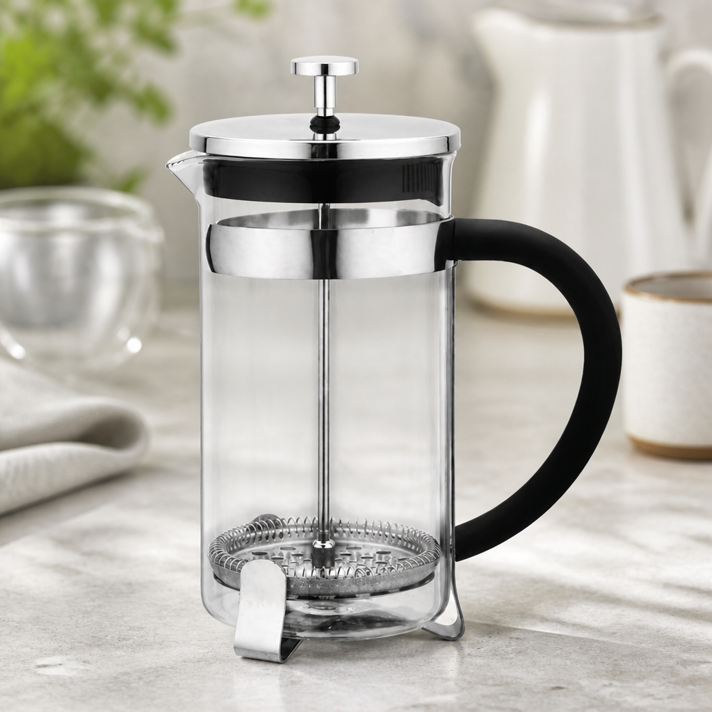 Commercial Glass Cafetiere 3 Cup 350ml Coffee Maker