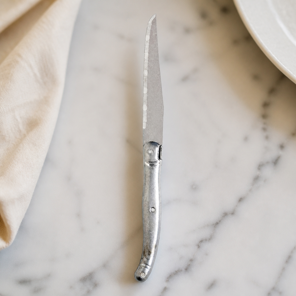Commercial Serrated Steak Knives Set of 6 Stainless Steel