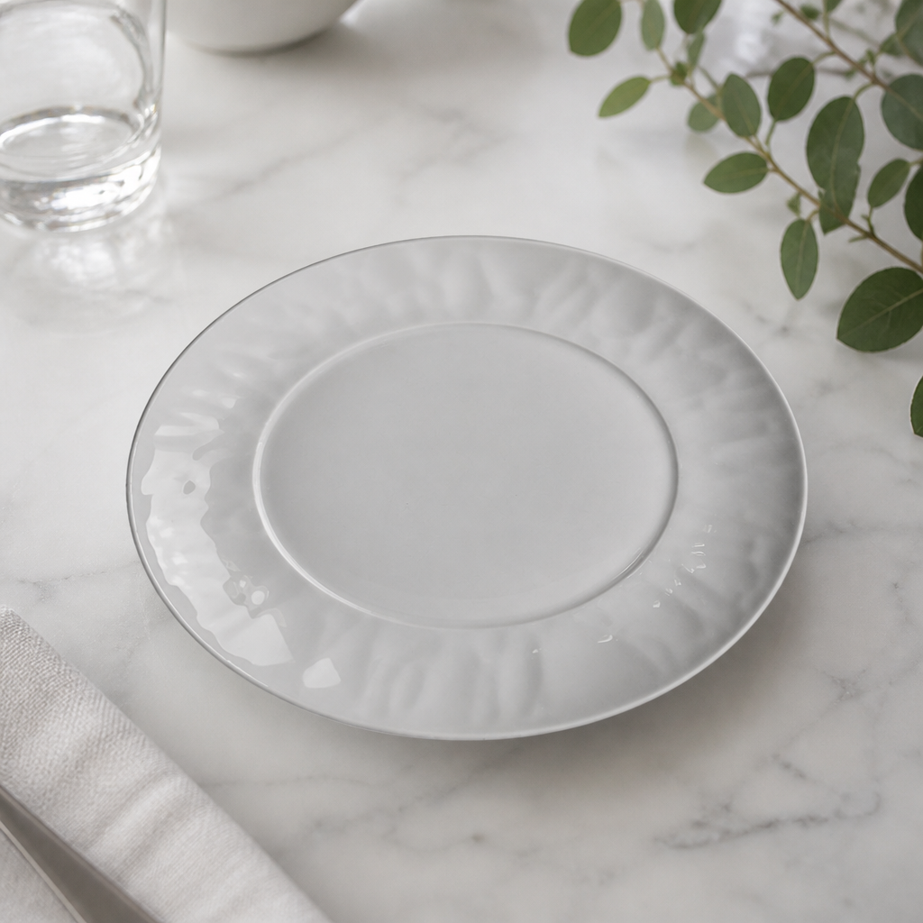 171mm Commercial Porcelain Plates - 36 Pack