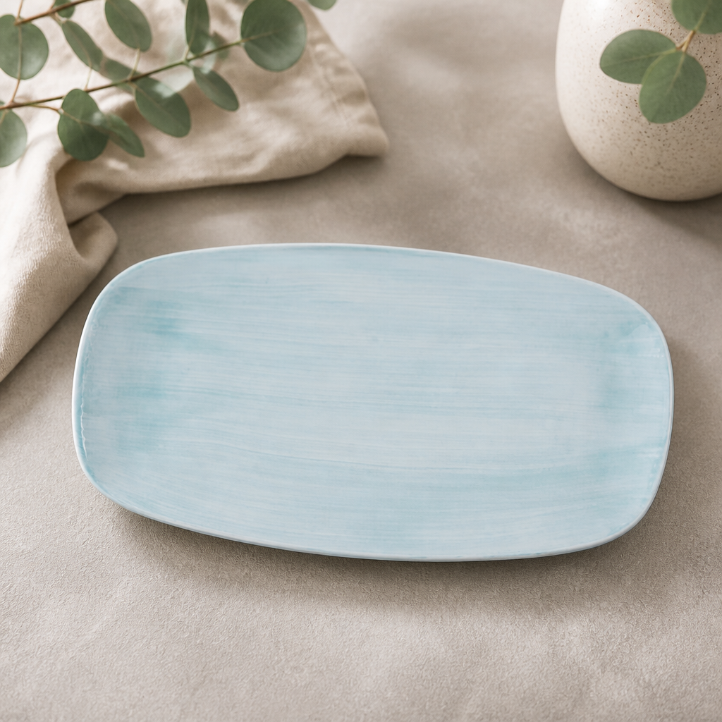 Commercial Oblong Plates 350x187mm Canvas 6 Pack