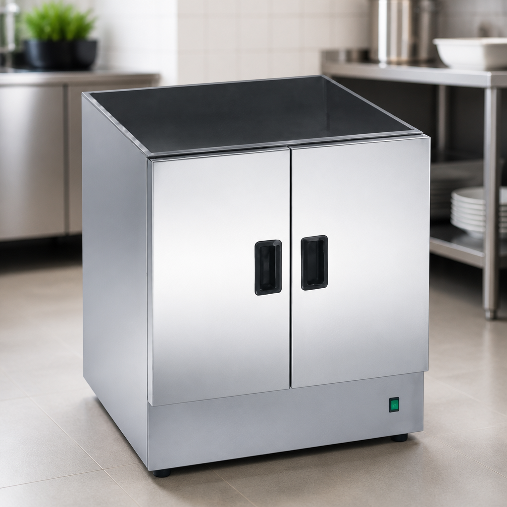 Commercial Open Top Hot Cupboard 600mm for Food Storage