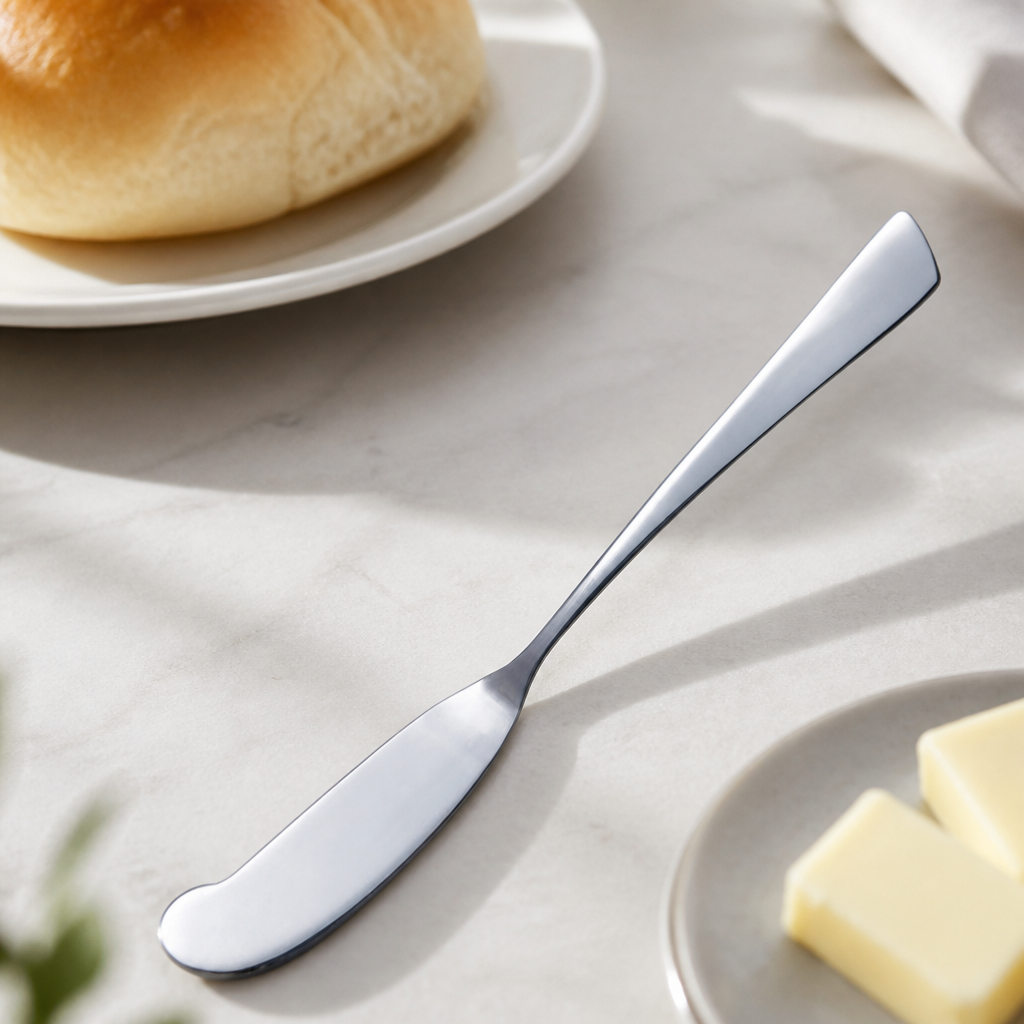 Ezzo style 18/10 stainless steel butter knife set 12 pack