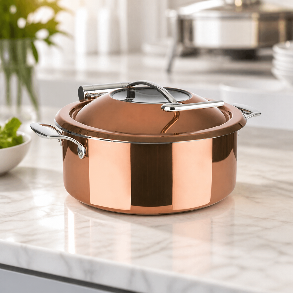 Commercial Chafing Dish Set 305mm Copper Warmer