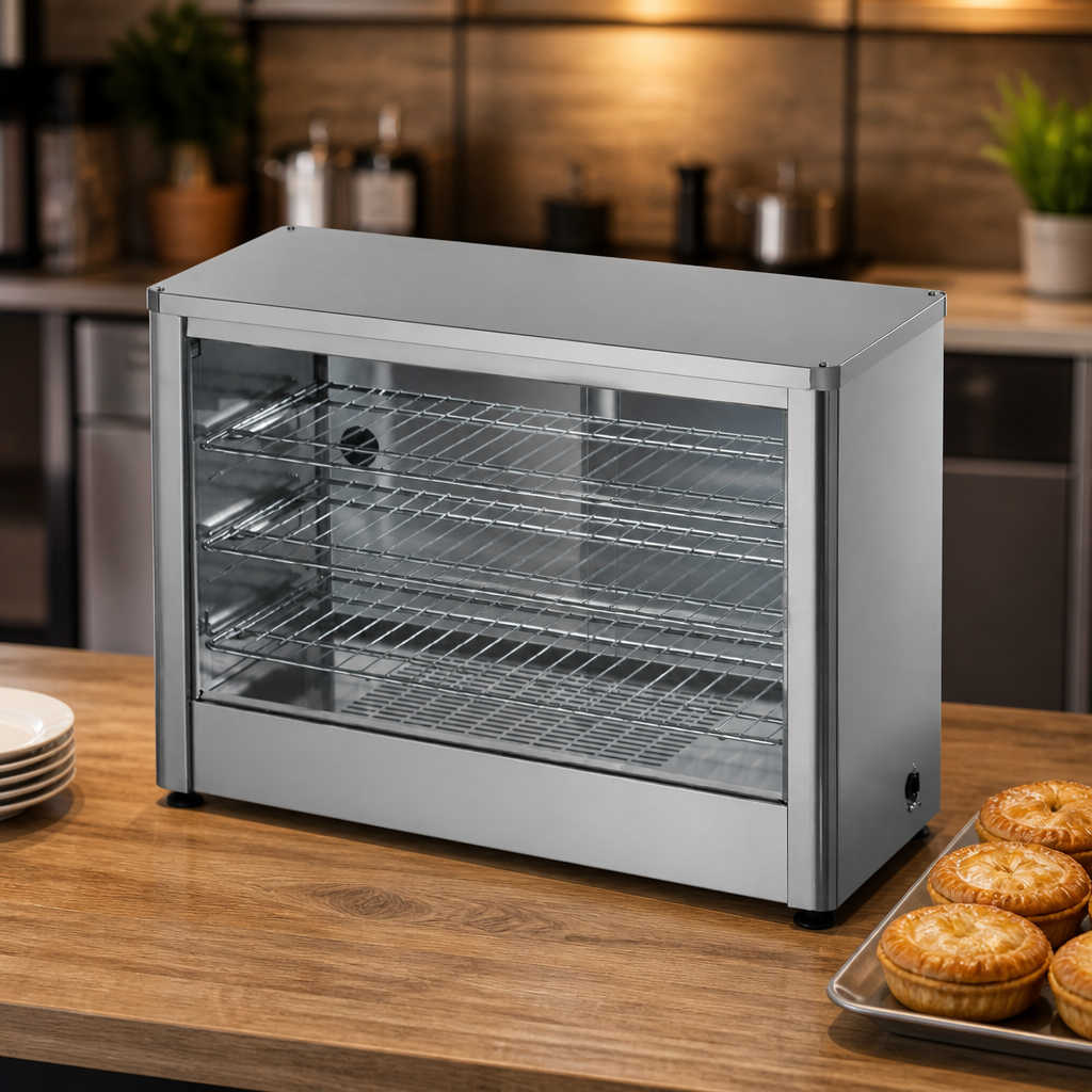 Commercial Pie Warmer 60 Pies Capacity Stainless Steel Cabinet