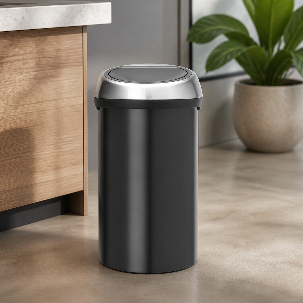 60L Commercial Pedal Bin with Soft-Touch Opening System