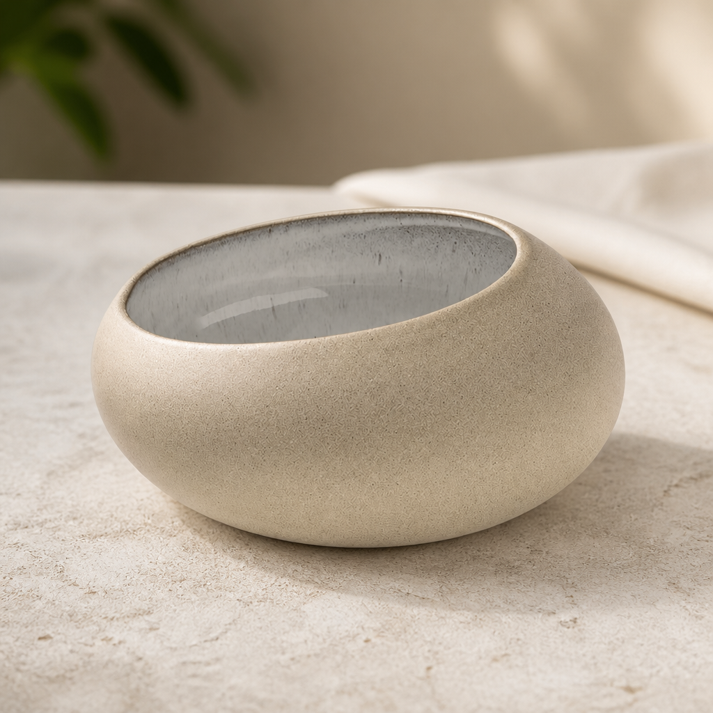 Black Embrace Stoneware Bowls 150mm 500ml Pack of 6
