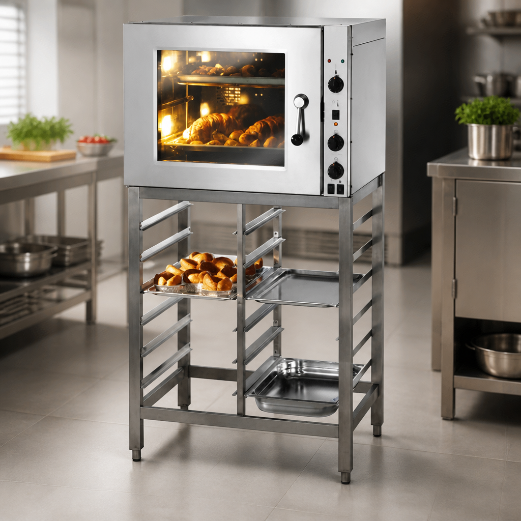 Stainless Steel Floor Stand for Commercial Convection Ovens