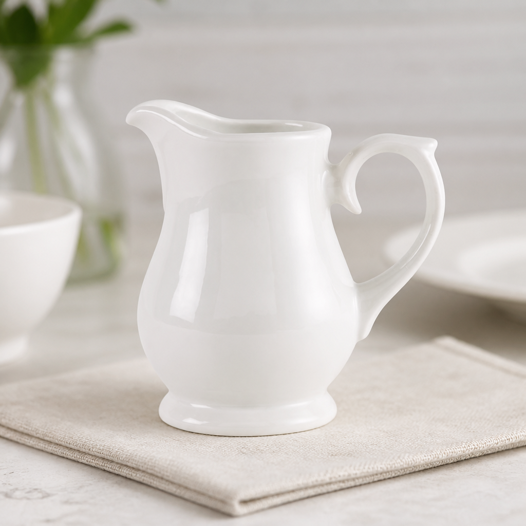 Commercial Whiteware Jugs 142ml Pack of 4 Durable Catering