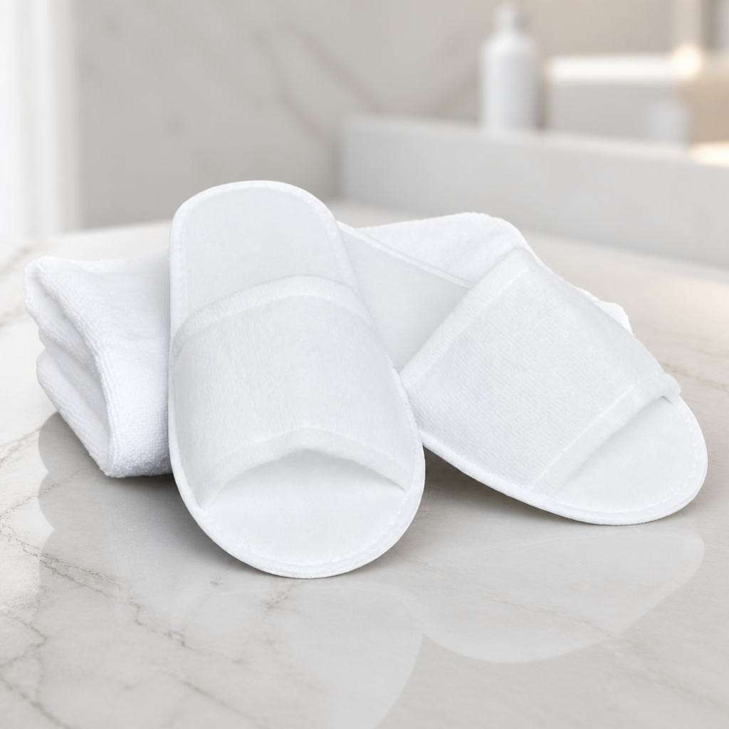 Commercial Open Toe Slippers for Spa and Use - One Size