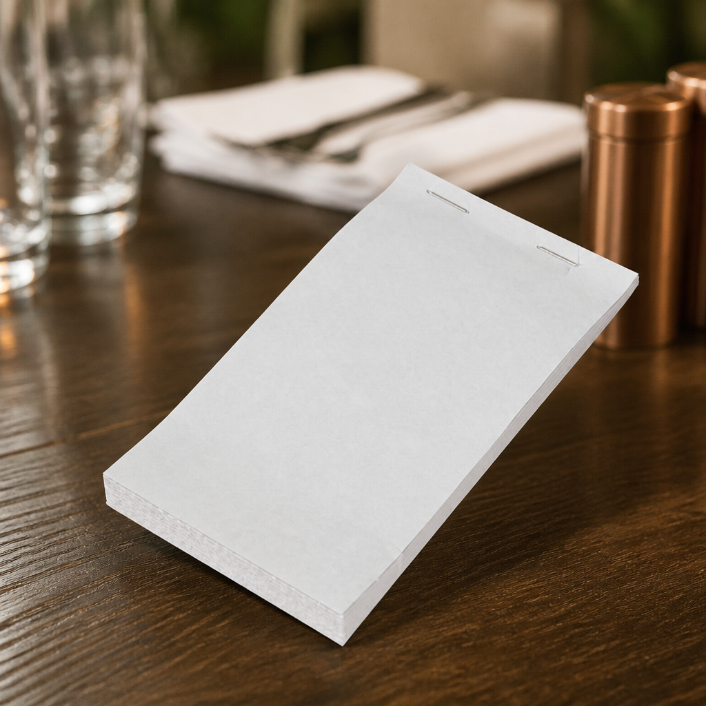 Commercial Waiter Pads Duplicate Small 50 Pack Perforated Paper