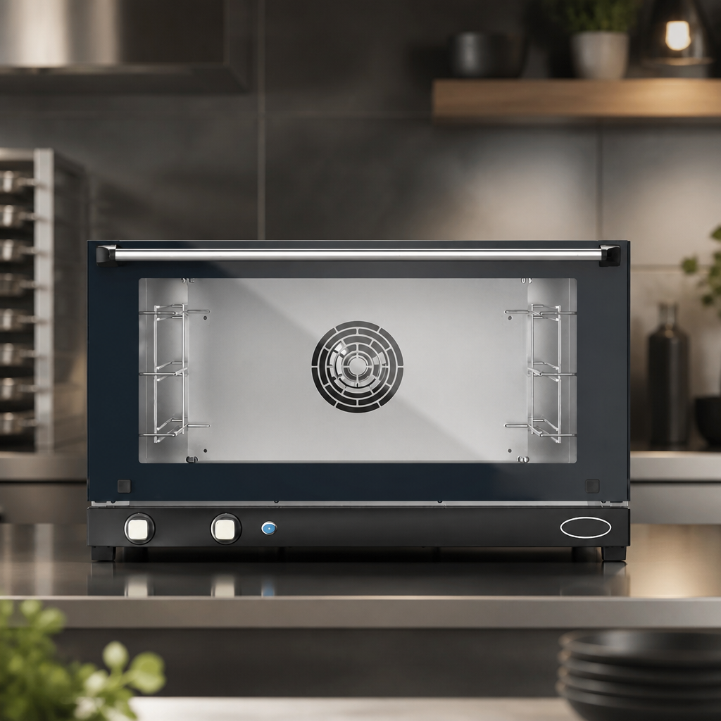 800mm Manual Convection Oven with Drop Down Door