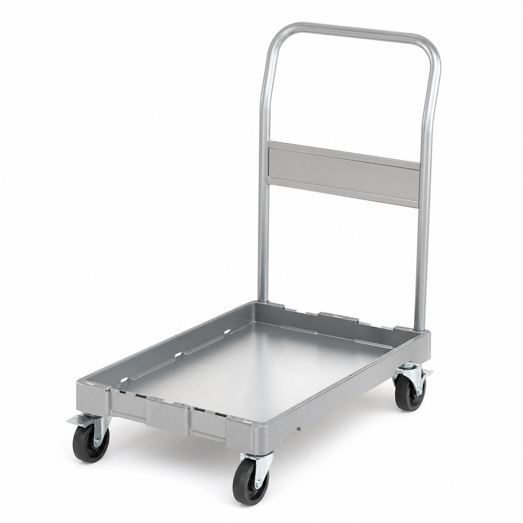 Dolly for Euro Containers with Handle