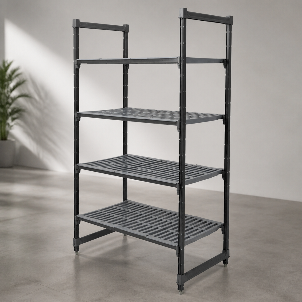 Commercial 4 Tier Shelving Unit 1830 x 1070 x 610mm