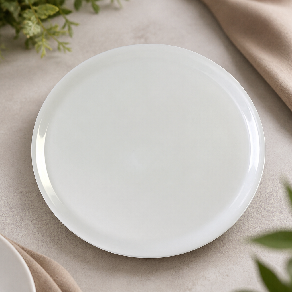 Commercial Pizza Plates 330mm Porcelain 6 Pack