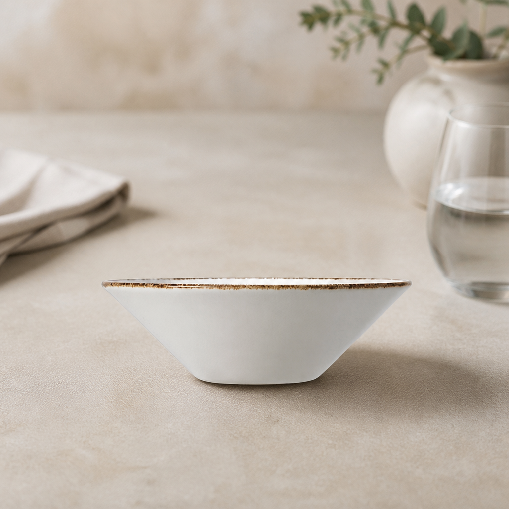 Brown Dapple Essence Bowls 202.5mm (24 Pack)