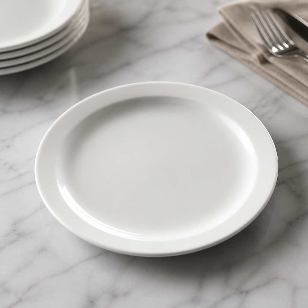 Narrow Rimmed Plates 150mm (12 Pack)