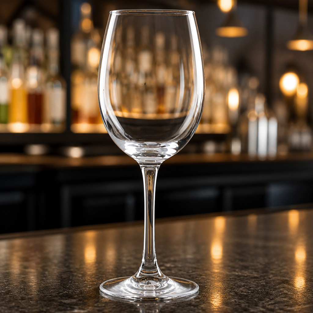 Rosario style commercial wine glasses 350ml set of 6
