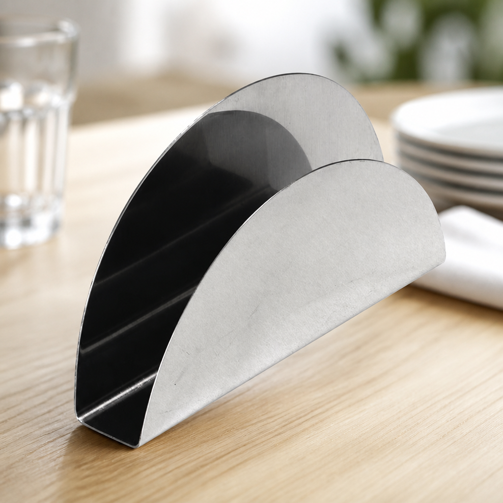 Commercial Stainless Steel Napkin Holder for Bars and Restaurants