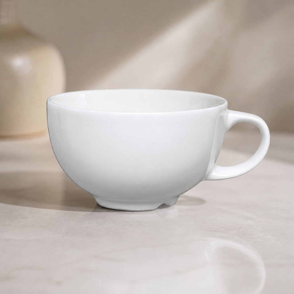 Commercial Fine China Cappuccino Cups 227ml - 24 Pack