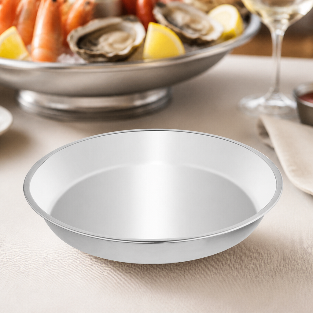Commercial Stainless Steel Seafood Platter 318mm Diameter