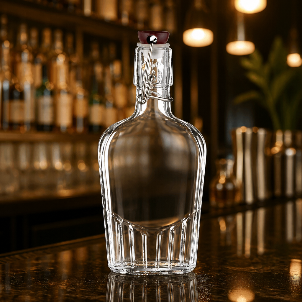 300ml Glass Clip Top Bottle for Infusing Liquors and Cordials